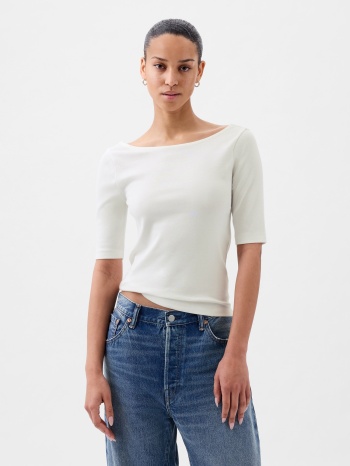 gap cropp t-shirt with neckline - women σε προσφορά