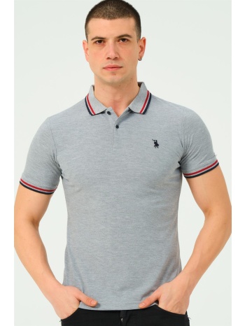 t8594 dewberry men`s t-shirt-plain grey σε προσφορά