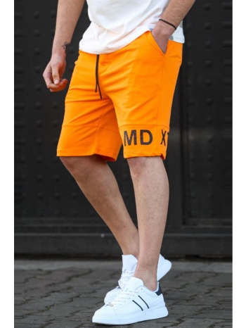 madmext men`s orange printed bermuda shorts 5493 σε προσφορά