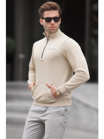madmext men`s beige sweatshirt 5300 σε προσφορά