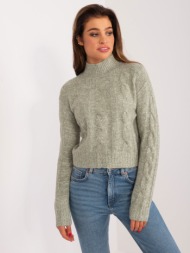 women`s pistachio sweater mayflies with long sleeves