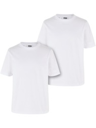 boys` organic basic t-shirt - 2pcs - white+white