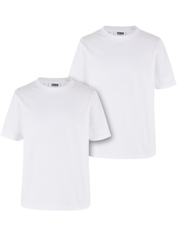 boys` organic basic t-shirt - 2pcs - white+white σε προσφορά