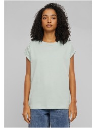 women`s t-shirt extended shoulder tee - mint