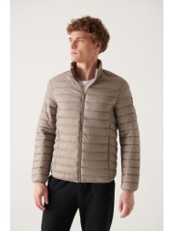 avva men`s mink high neck lightweight windproof comfort fit casual cut puffer sports coats