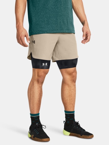 under armour shorts ua peak woven shorts-brn - mens σε προσφορά