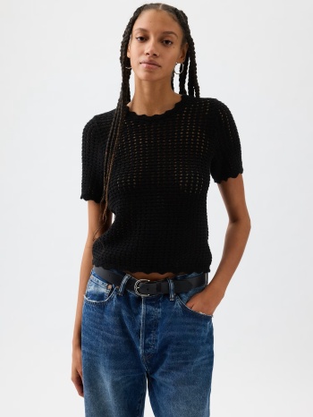 gap crochet t-shirt - women`s σε προσφορά