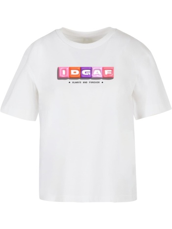 women`s t-shirt idgaf - white σε προσφορά