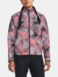 under armour jacket ua ws ch. pro track prnt-red - women