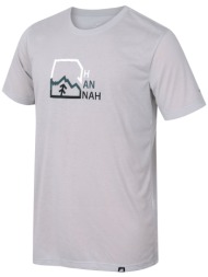 ανδρικό λειτουργικό t-shirt hannah bite γκρι βιολετί