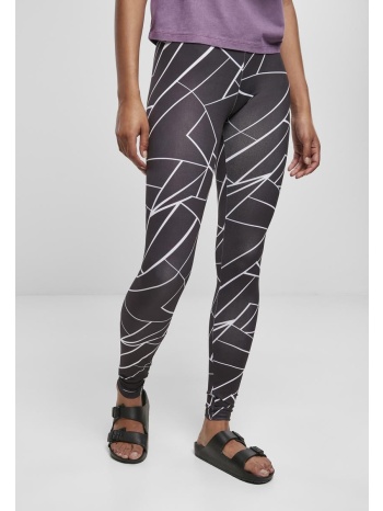 women`s aop geometric black leggings σε προσφορά