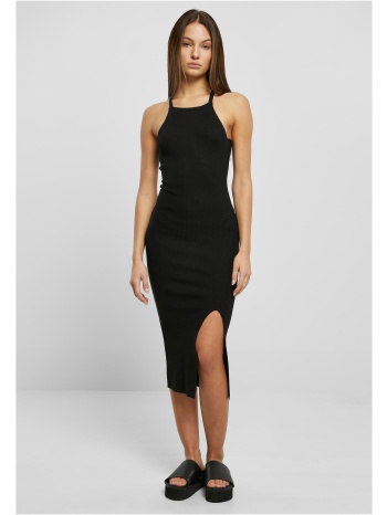 women`s dress with midi ribbed knit crossed on the back σε προσφορά