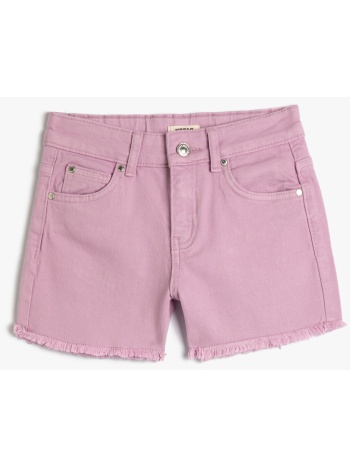 koton girls lilac shorts & bermuda