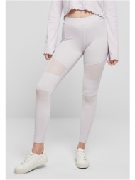 women`s tech mesh mesh lilac leggings