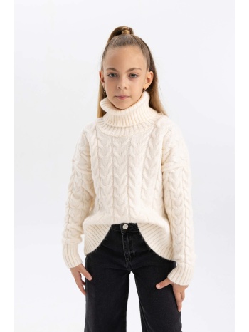 defacto girl oversize fit turtleneck pullover σε προσφορά