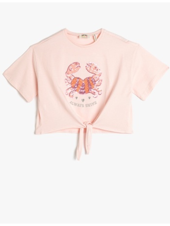 koton t-shirt - ροζ - κανονική εφαρμογή