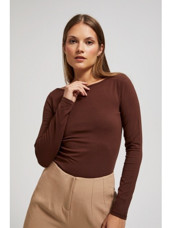 fitted blouse with long sleeves σε προσφορά