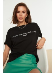 γυναικείο μπλουζάκι trendyol printed