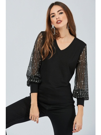 γυναικεία μπλούζα cool & sexy bk5024/black σε προσφορά