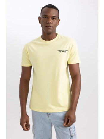 defacto regular fit crew neck printed t-shirt σε προσφορά