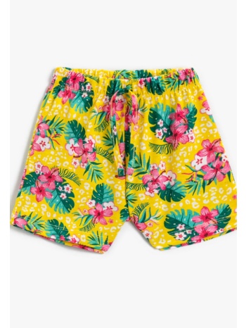 koton girl`s yellow patterned shorts &; bermuda σε προσφορά
