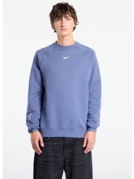 φούτερ nike x nocta men`s fleece cs crew diffused blue/ citron tint l