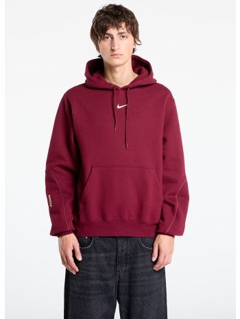 φούτερ nike x nocta fleece cs hoodie dark beetroot/ adobe/ σε προσφορά