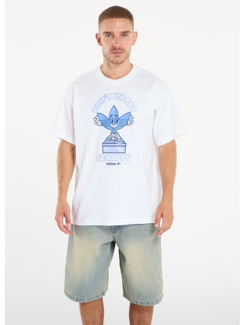 μπλουζάκι adidas smile treffy t white l σε προσφορά