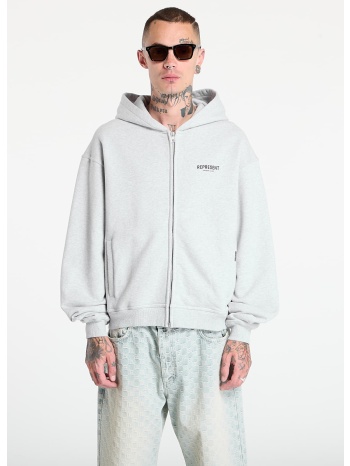 φούτερ represent owners club zip hoodie ash grey/ black l σε προσφορά