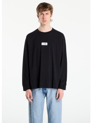 μπλουζάκι mm6 cotton long sleeve t-shirt black l σε προσφορά