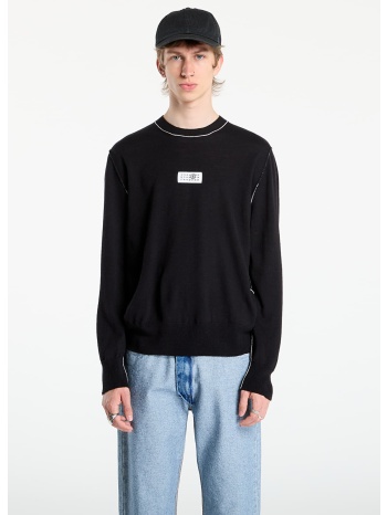 πουλόβερ mm6 wool jumper black l σε προσφορά