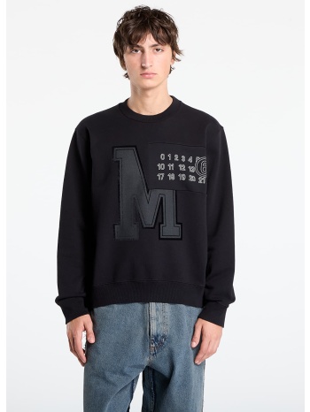 φούτερ mm6 men`s rtw avp sweatshirt black l σε προσφορά
