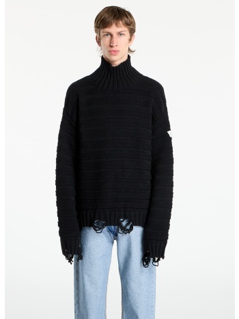 πουλόβερ mm6 wool turtleneck black l σε προσφορά