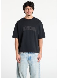 μπλουζάκι jordan flight essentials men`s t-shirt black/ black l