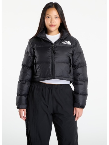 μπουφάν the north face w nuptse short jacket tnf black/ tnf