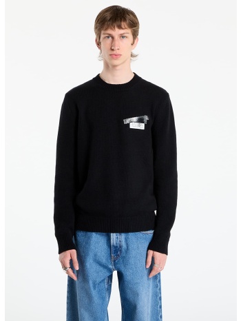 πουλόβερ mm6 maison margiela crewneck black l σε προσφορά