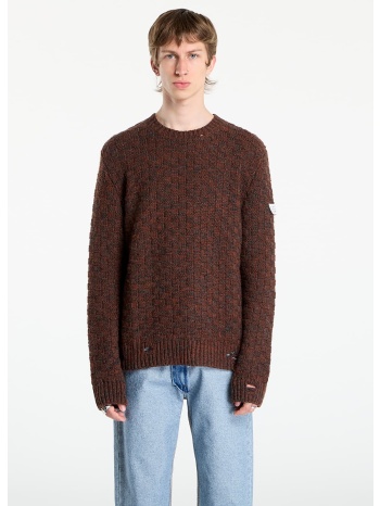 πουλόβερ mm6 maison margiela crewneck dark grey melange/ σε προσφορά