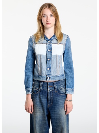 μπουφάν mm6 sports jacket medium blue 40 σε προσφορά