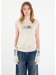 γιλέκο mm6 gilet off white l