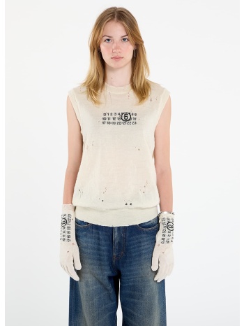 γιλέκο mm6 gilet off white l σε προσφορά