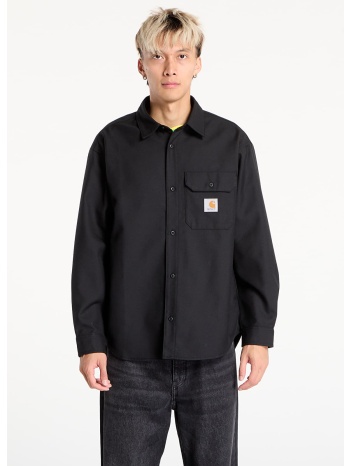 πουκάμισο carhartt wip l/s ray shirt unisex black rigid l σε προσφορά
