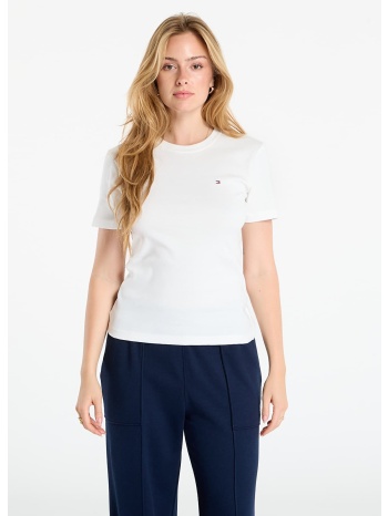 μπλουζάκι tommy hilfiger slim cody c-nk ss white l σε προσφορά