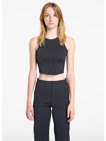 μπλουζάκι on all day ribbed crop tee black/ rock l σε προσφορά