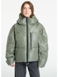 μπουφάν adidas by stella mccartney short padded winter jacket stone green l