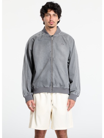 μπουφάν adidas sst adicolor loose denim jacket light denim l σε προσφορά