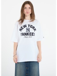 μπλουζάκι new era mlb heritage new york yankees unisex white l
