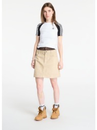 adidas firebird utility mini skirt stone khaki 10