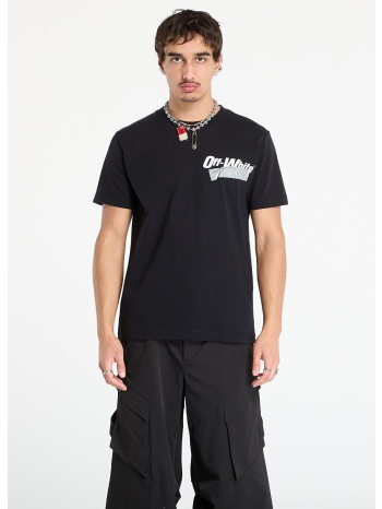 μπλουζάκι off-white cupid tape slim s/s tee black/ white l σε προσφορά