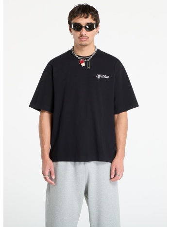 μπλουζάκι off-white script skate s/s tee black/ white l σε προσφορά
