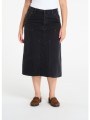 carhartt wip w` double knee skirt black stone washed xs